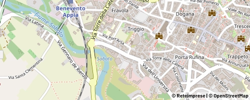 Mappa Benevento