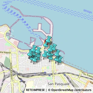 Mappa Strada del Carmine, 70122 Bari BA, Italia (0.7265)