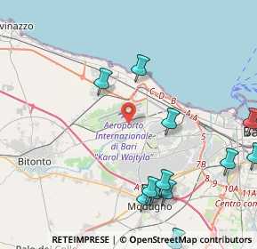 Mappa Via G. Modugno, 70128 Bari BA, Italia (5.87846)