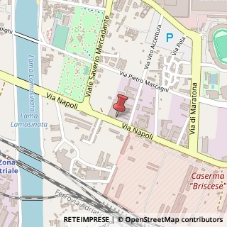 Mappa Via Napoli, 357, 70132 Bari, Bari (Puglia)