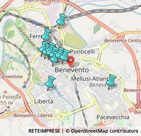 Mappa Via Capitano Pasquale De Juliis, 82100 Benevento BN, Italia (0.78833)