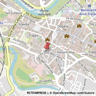 Mappa Via Torre della Catena, 64, 82100 Benevento, Benevento (Campania)