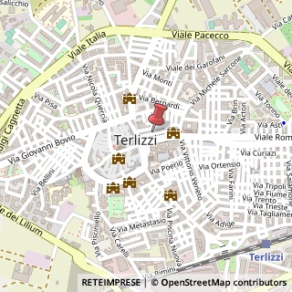 Mappa Via Amedeo di Savoia,  18, 70038 Terlizzi, Bari (Puglia)