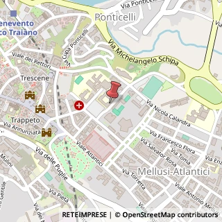 Mappa Via Nicola da Monteforte,  1, 82100 Benevento, Benevento (Campania)