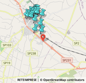 Mappa Sp 231 Km 31.400, 70033 Corato BA, Italia (2.393)