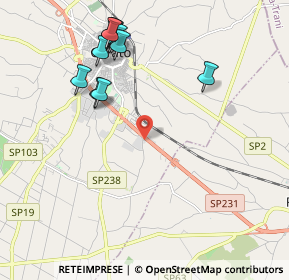 Mappa Sp 231 Km 31.400, 70033 Corato BA, Italia (2.4425)