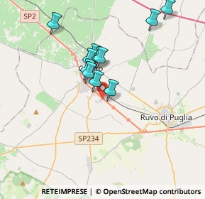 Mappa Sp 231 Km 31.400, 70033 Corato BA, Italia (3.40364)