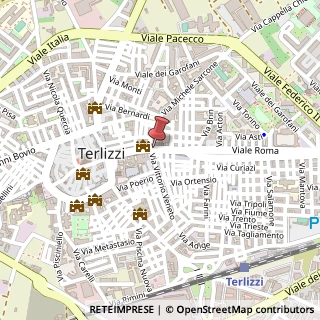 Mappa Corso Vittorio Emanuele II,  52, 70038 Terlizzi, Bari (Puglia)