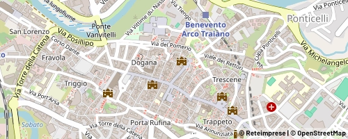 Mappa Benevento