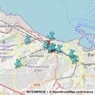 Mappa Strada Rurale Torre di Rella, 70132 Bari BA, Italia (1.42818)