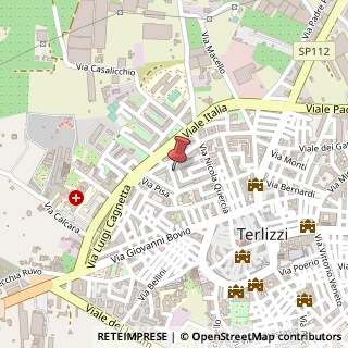 Mappa Via Pistoia, 11, 70038 Terlizzi, Bari (Puglia)