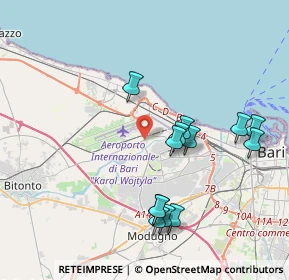 Mappa 1° Traversa, 70124 Bari BA, Italia (4.20385)