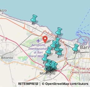 Mappa 1° Traversa, 70124 Bari BA, Italia (4.24667)