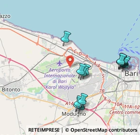 Mappa 1° Traversa, 70124 Bari BA, Italia (4.75667)