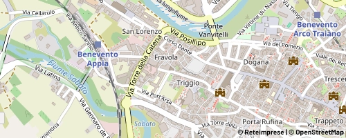 Mappa Benevento