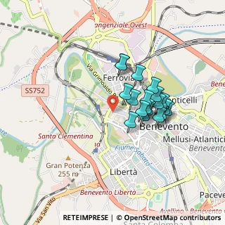 Mappa Via S. Cristiano, 82100 Benevento BN, Italia (0.73632)