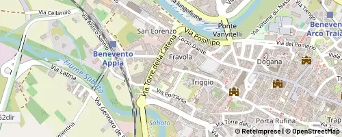 Mappa Benevento