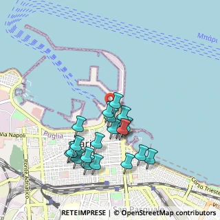 Mappa Strada Porto Nuovo, 70122 Bari BA, Italia (0.9845)