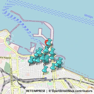 Mappa Strada Porto Nuovo, 70122 Bari BA, Italia (0.8975)