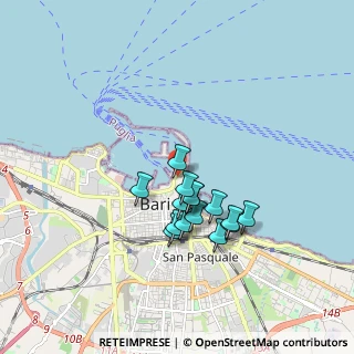 Mappa Strada Porto Nuovo, 70122 Bari BA, Italia (1.49933)