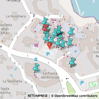 Mappa Porto Cervo, 07021 Arzachena SS, Italia (0.0445)