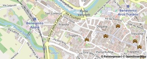 Mappa Benevento