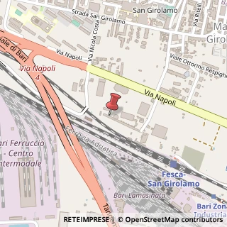 Mappa Via Napoli, 364/B2-B3, Interno 2, 70132 Bari BA, Italia, 70132 Bari, Bari (Puglia)