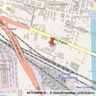 Mappa Via Napoli, 364, 70132 Bari, Bari (Puglia)