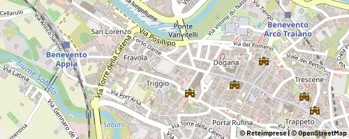 Mappa Benevento