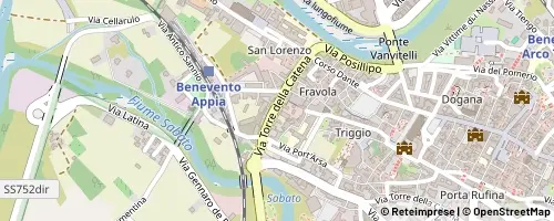 Mappa Benevento