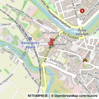 Mappa Via Torre della Catena, 98, 82100 Benevento, Benevento (Campania)
