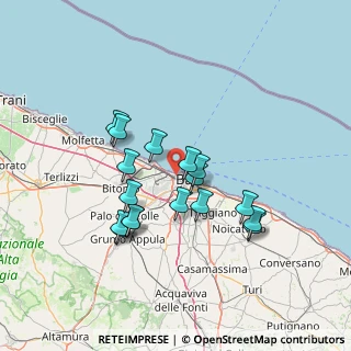 Mappa Strada Arginale Torrente Lamasinata, 70123 Bari BA, Italia (13.11176)