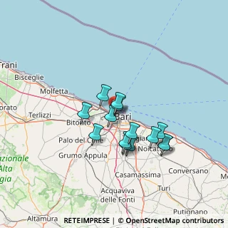 Mappa Strada Arginale Torrente Lamasinata, 70123 Bari BA, Italia (11.57786)