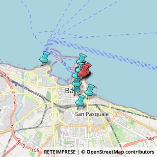 Mappa Molo San Vito, 70122 Bari BA, Italia (0.5195)