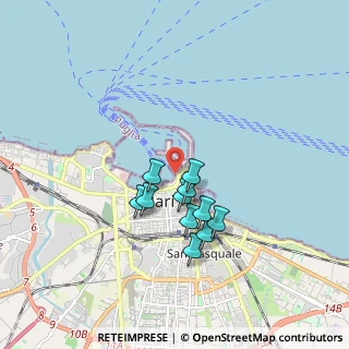 Mappa Molo San Vito, 70122 Bari BA, Italia (1.48545)