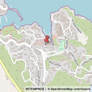 Mappa Piazzetta del Cervo, 07021 Porto Cervo SS, Italia, 07021 Arzachena, Sassari (Sardegna)