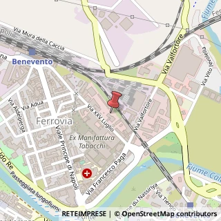 Mappa Via XXV Luglio, 82100 Benevento, Benevento (Campania)