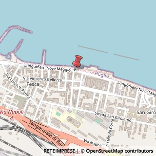 Mappa Lungomare 9 Maggio, 60, 70123 Bari, Bari (Puglia)