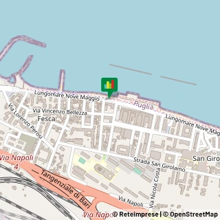 Mappa Lungomare 9 Maggio, 60, 70123 Bari, Bari (Puglia)