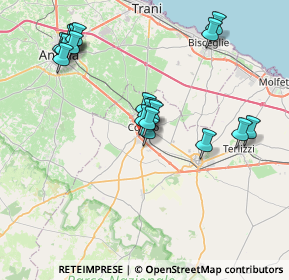 Mappa Via Nomentana, 70033 Corato BA, Italia (8.282)