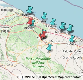 Mappa Via Nomentana, 70033 Corato BA, Italia (15.41833)