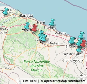 Mappa Strada Esterna Ruvo, 70033 Corato BA, Italia (17.58133)