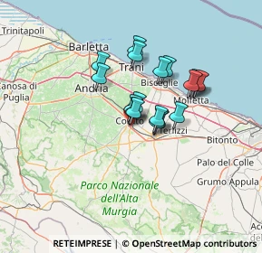 Mappa Angolo, 70033 Corato BA, Italia (10.20611)