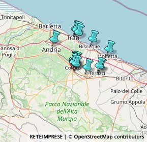 Mappa Angolo, 70033 Corato BA, Italia (8.34)