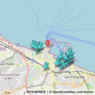 Mappa Via Tripoli, 70132 Bari BA, Italia (2.03)