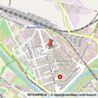 Mappa Via Leonardo Bianchi, 1, 82100 Benevento, Benevento (Campania)