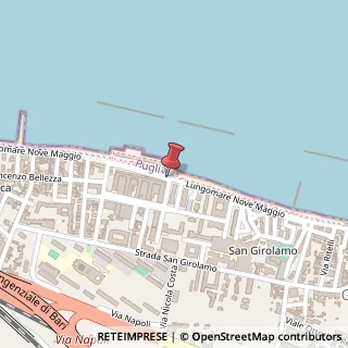 Mappa Piazza Italia, 11, 70132 Bari, Bari (Puglia)