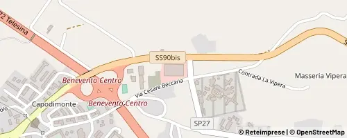 Mappa Benevento