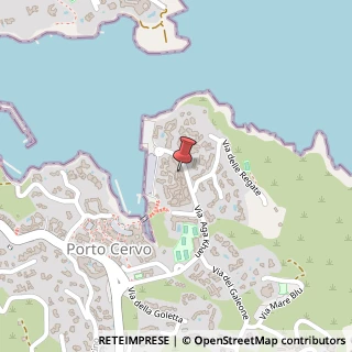 Mappa Via Porto Vecchio, 07021 Porto Cervo SS, Italia, 07021 Arzachena, Sassari (Sardegna)