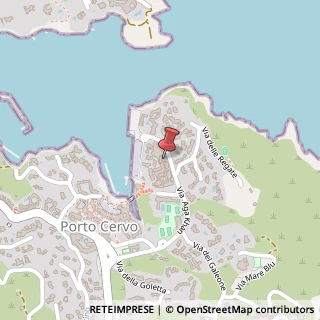 Mappa Via Aga Khan, 1 c/o Promenade Du Port, 07021 Porto Cervo SS, Italia, 07021 Arzachena, Sassari (Sardegna)